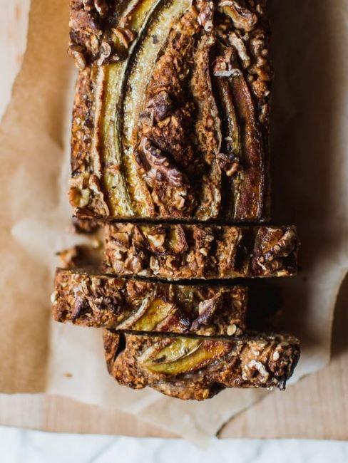 banana bread banan bread pronto per essere servito