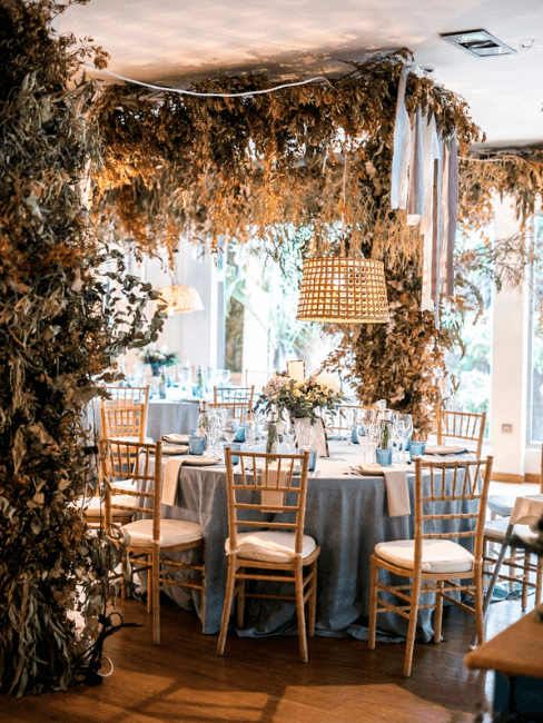Decoración de bodas Decoración de mesas de bodas estilo natural