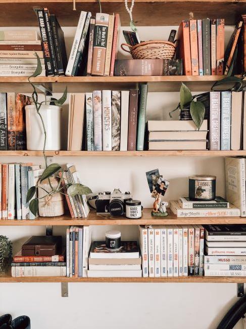 Libreria fai da te con mensole