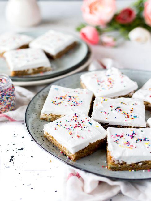 fiesta-de-pijamas Galletas con bolitas multicolores para fiesta de pijamas