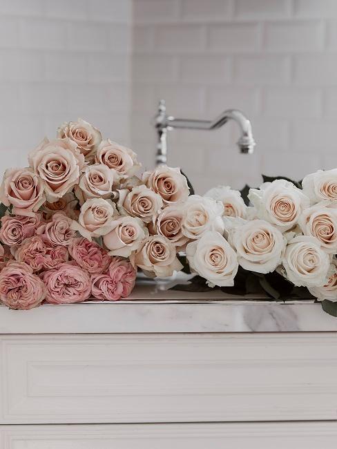 Toffee Roses Strauß