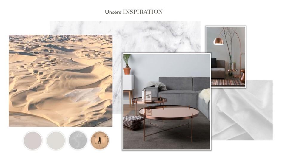 Wohnzimmer neu gestalten Moodboard Inspiration