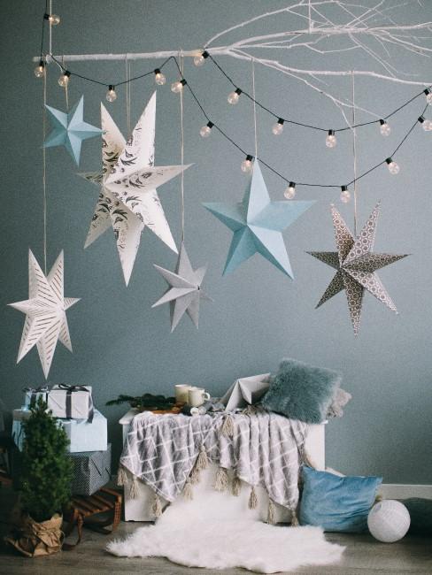 decoracion-navidad-banner estrellas para decorar