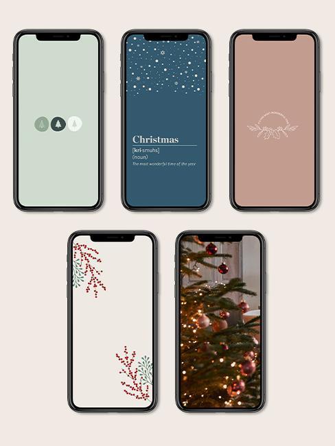 fondos-pantalla-navidad Distintos fondos de pantalla para iPhone con motivos navideños