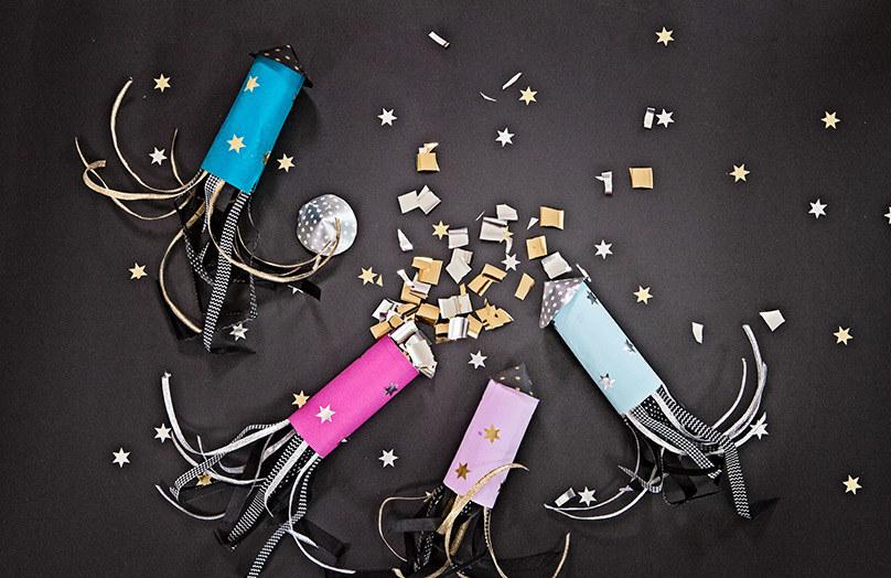DIY Konfetti-Raketen
