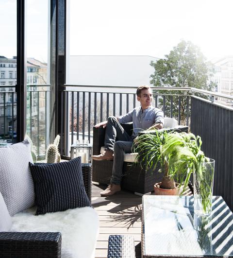 Zu Hause in Berlin bei Sebastian Freitag