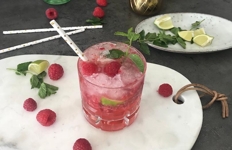 Mojito à la framboise