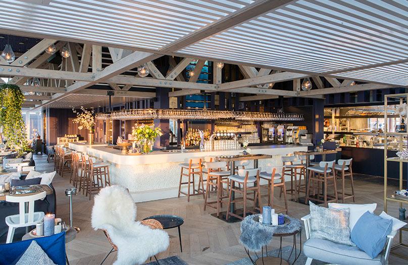 De bijzondere look van strandrestaurant De Waterreus