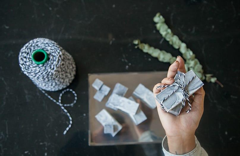 DIY: Zeep met marmer effect