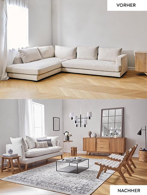 American Country Wohnzimmer Vorher Nacher Wohnzimmer im American Country Look