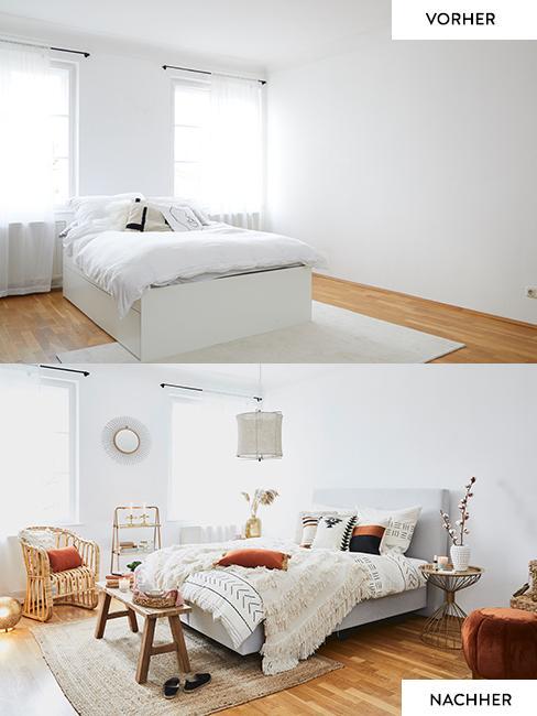 Ethno Schlafzimmer Vorher Nacher Bild zum Ethno Schlafzimmer