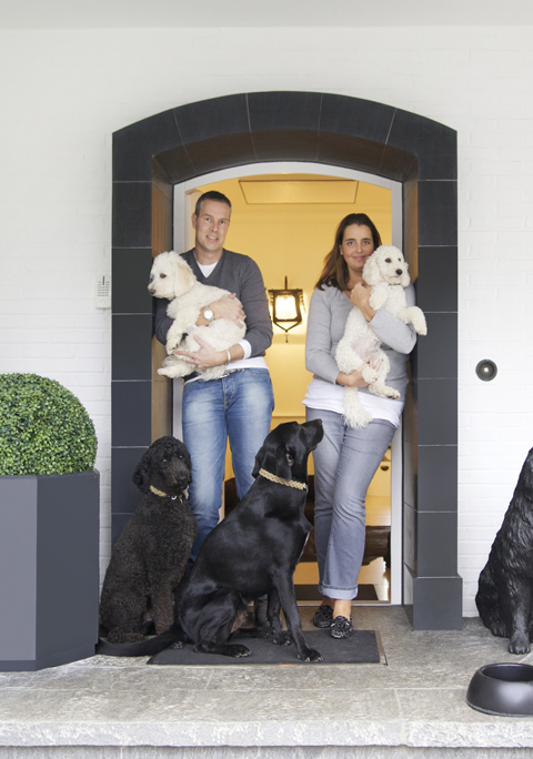 Happy with dogs
