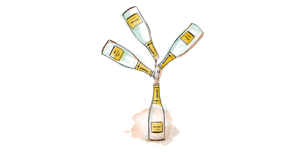 Champagner Assemblage