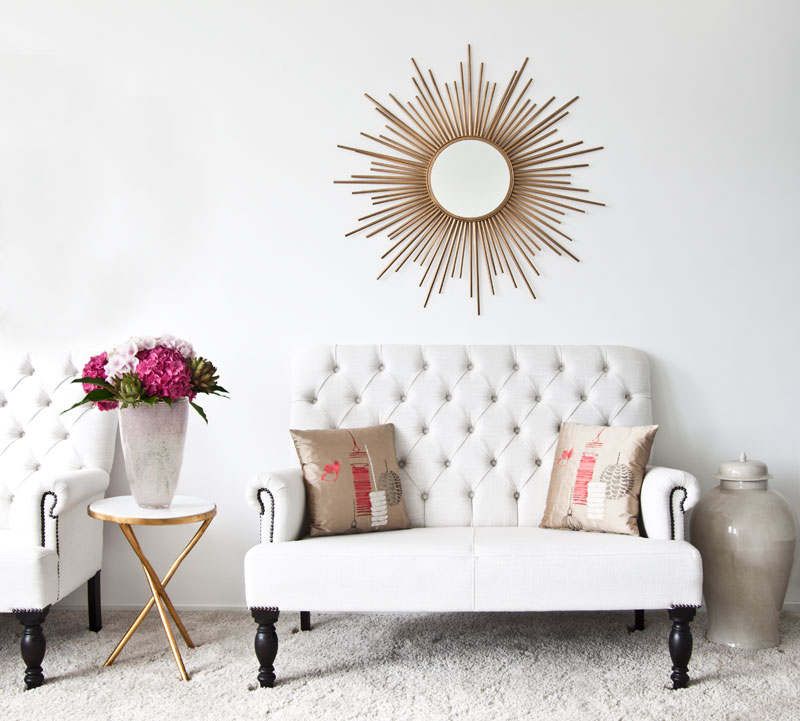 Sunburst Mirror ABC