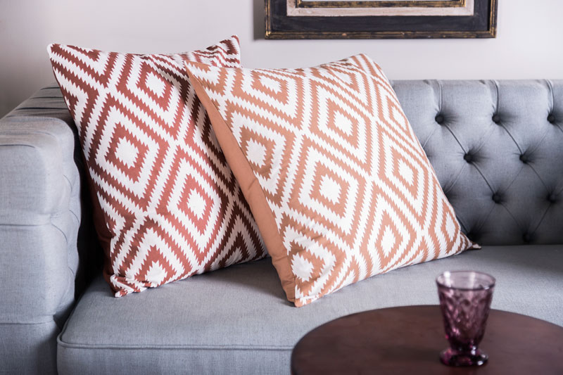 Muster Ikat Ethno Kissen