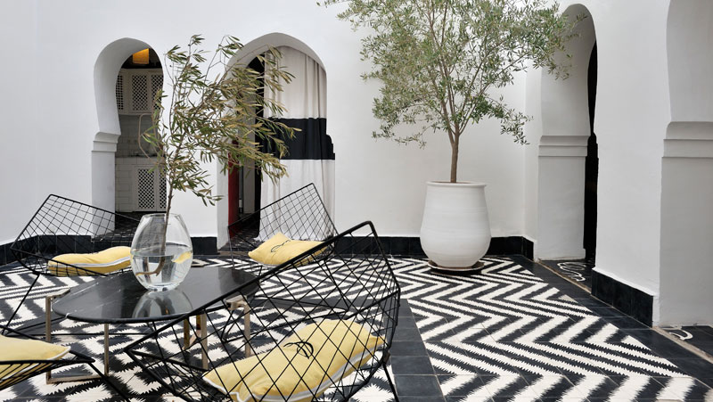 Muster Chevron Teppich