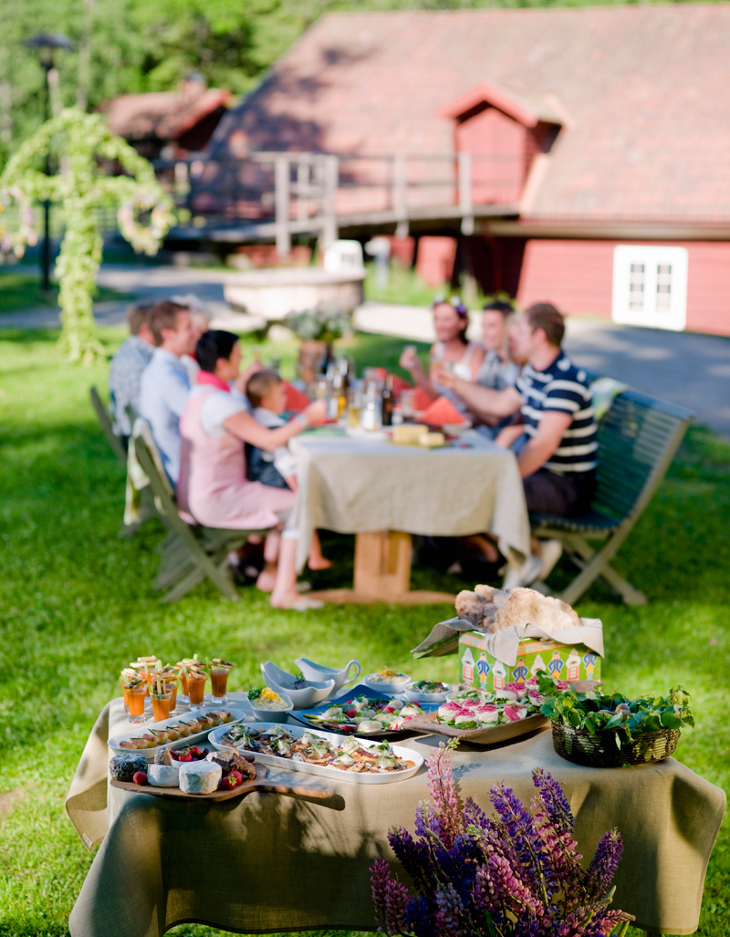 Mittsommer Skandinavien Speisen