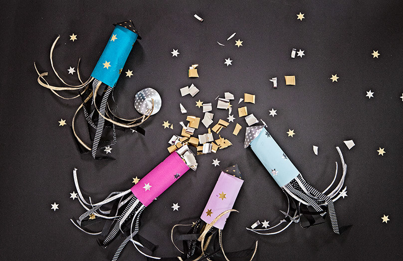 DIY Konfetti-Raketen