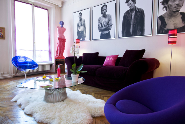 France, Paris, feature: " Pop Art apartment " (stylism: Marie Lacire)