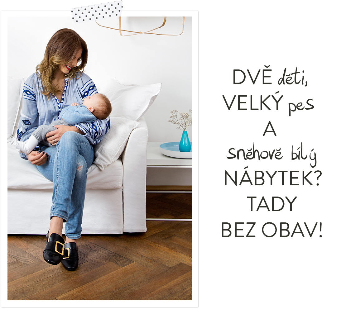 skandinávský styl bydlení bílá pohovka