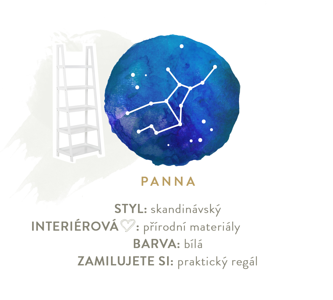 bydlení podle znamení horoskoupu panna