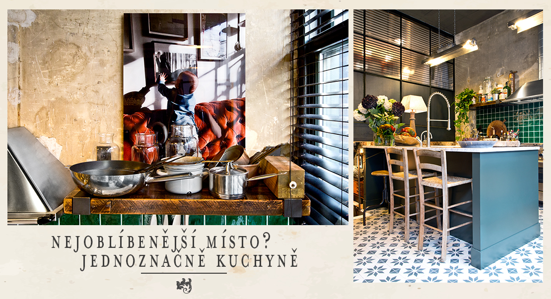 kuchyně v industriálním stylu