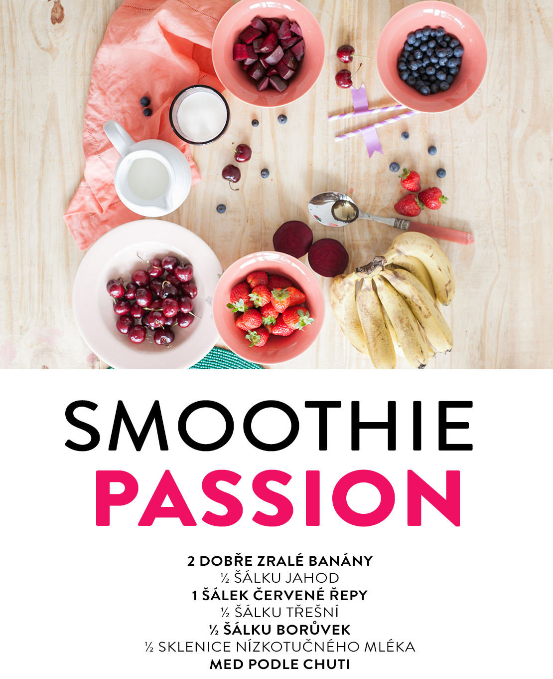 zdravé smoothie recepty s červenou řepou