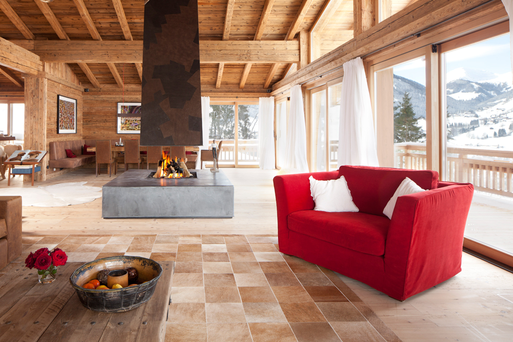 Rotes sofa