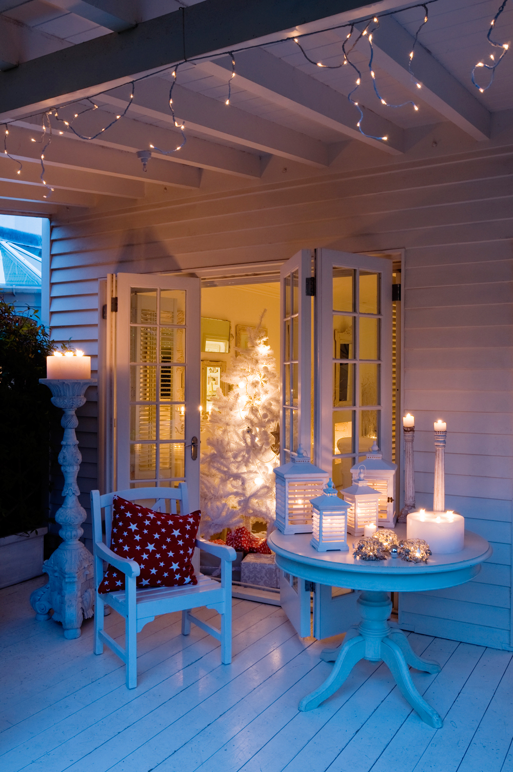 Deko Weihnachten outside
