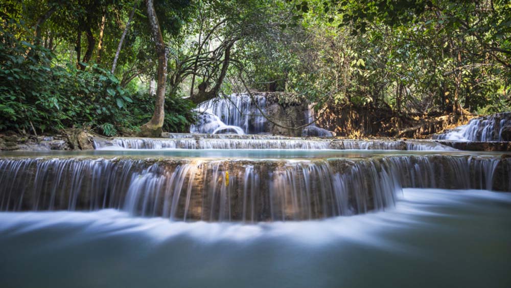 Wasserfall Indochina Buddha