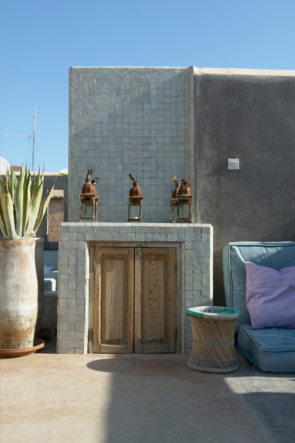 Terrasse groß Marrakech