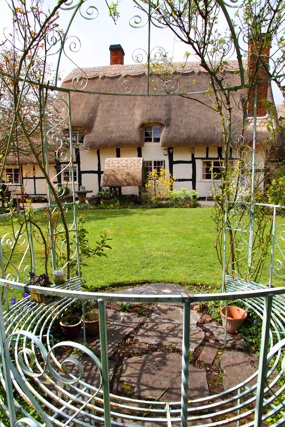 Aussicht Garten Cottage
