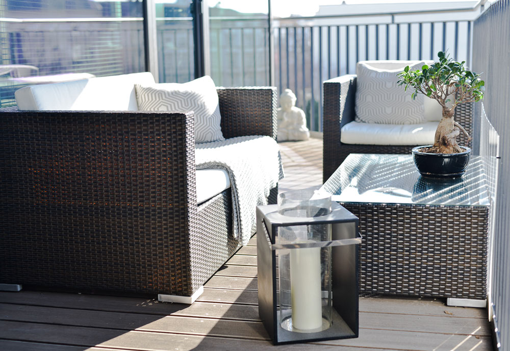 Sebastian Freitag Lässiger Loft-Style Balkon Terrasse