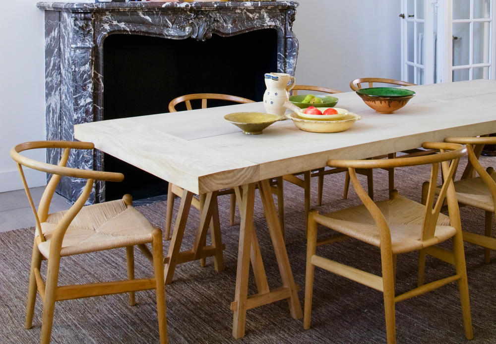 Wishbone Chair Esstisch Deko
