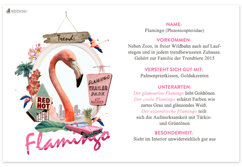Trendtier Flamingo Interior Trend