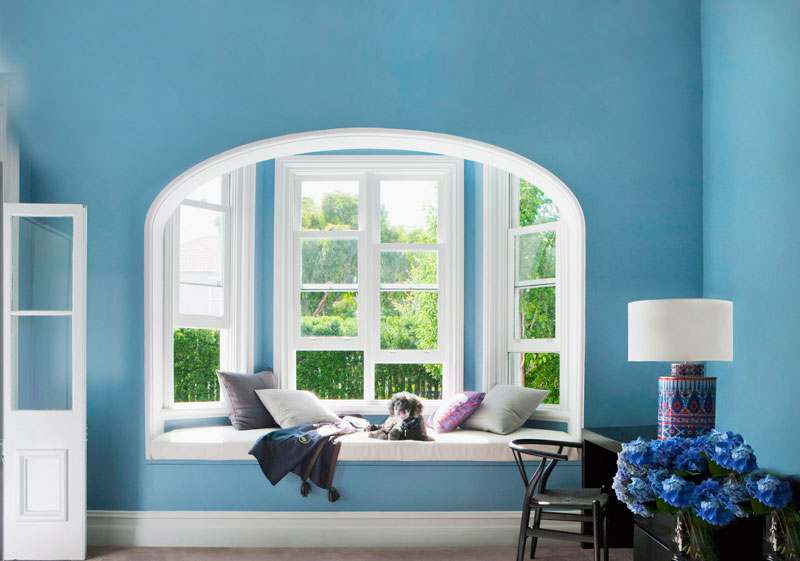 Trendfarbe Blau Jugendstil Zimmer