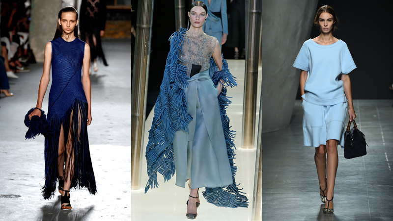 Trendfarbe Blau Runway