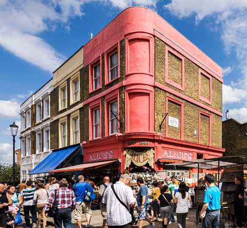 Die schönsten Märkte in Notting Hill