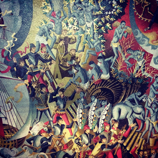 Mosaik mit der kolonialen vergangenheit Portugal Lissabon Westwing