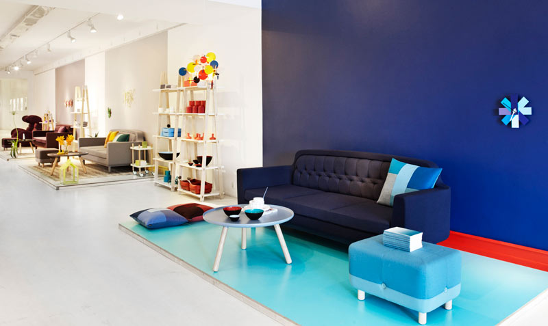 Normann Copenhagen Flagship Store Blau