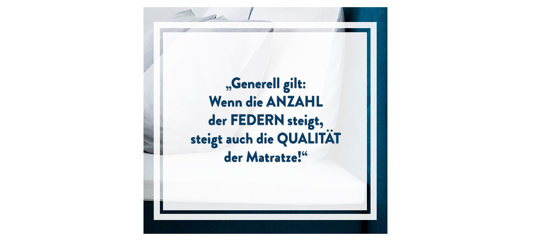 Federnanzahl und Qualität einer Matratze_Desktop