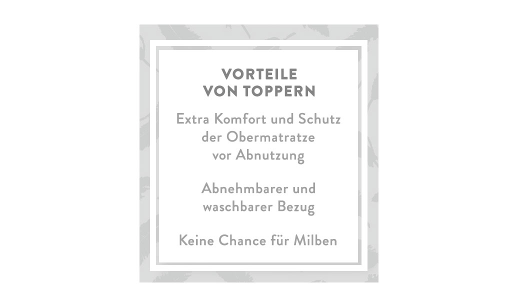 Vorteile Topper für Boxspringbett desktop