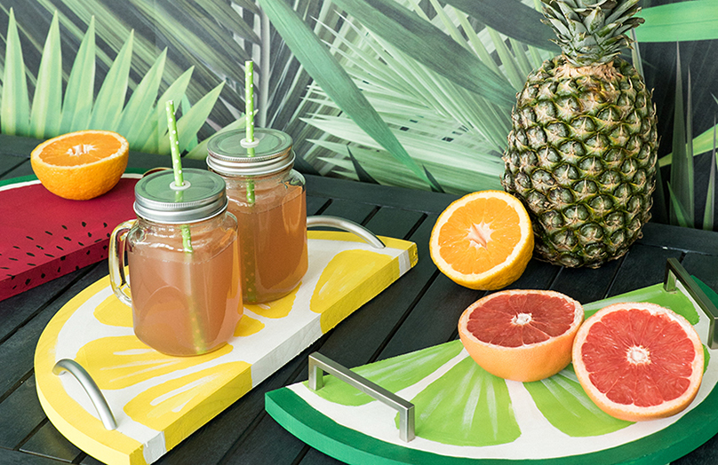 DIY Sommer-Tablett