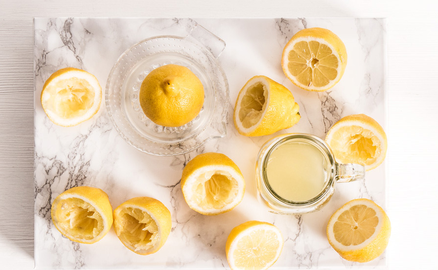 limonada de fresa casera zumo de limón
