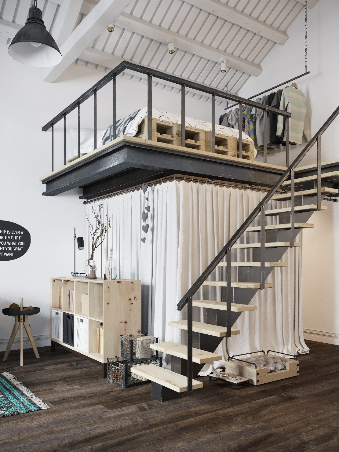 loft-nordico-praga-escalera-altillo
