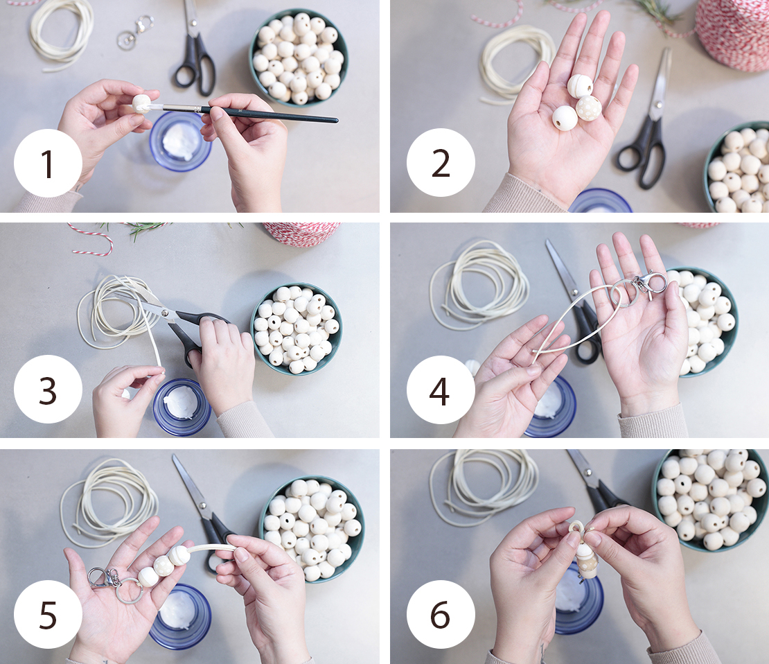 Llavero DIY pasos