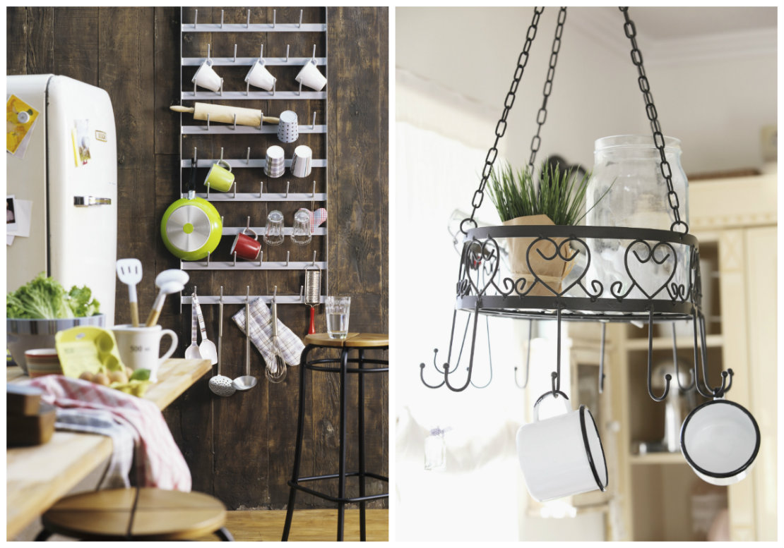 Ideas básicas para organizar la cocina lateral