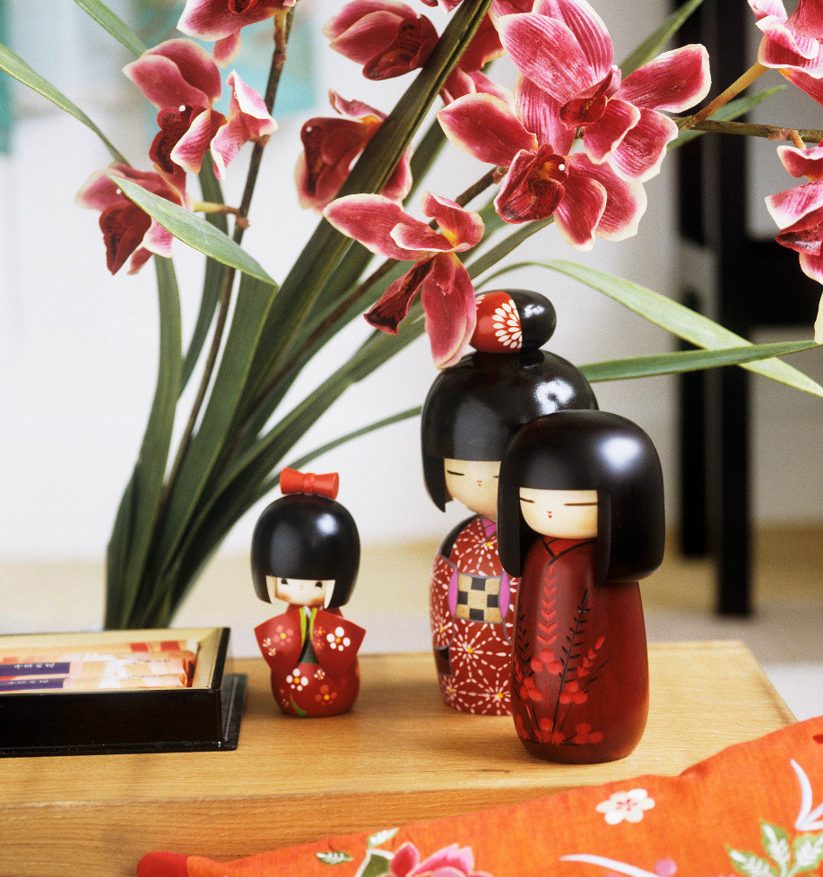 Amuletos japoneses Kokeshi