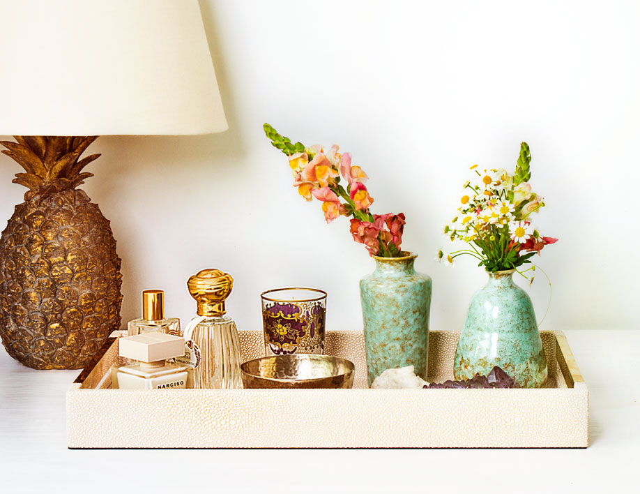 Bandejas para perfumes boho