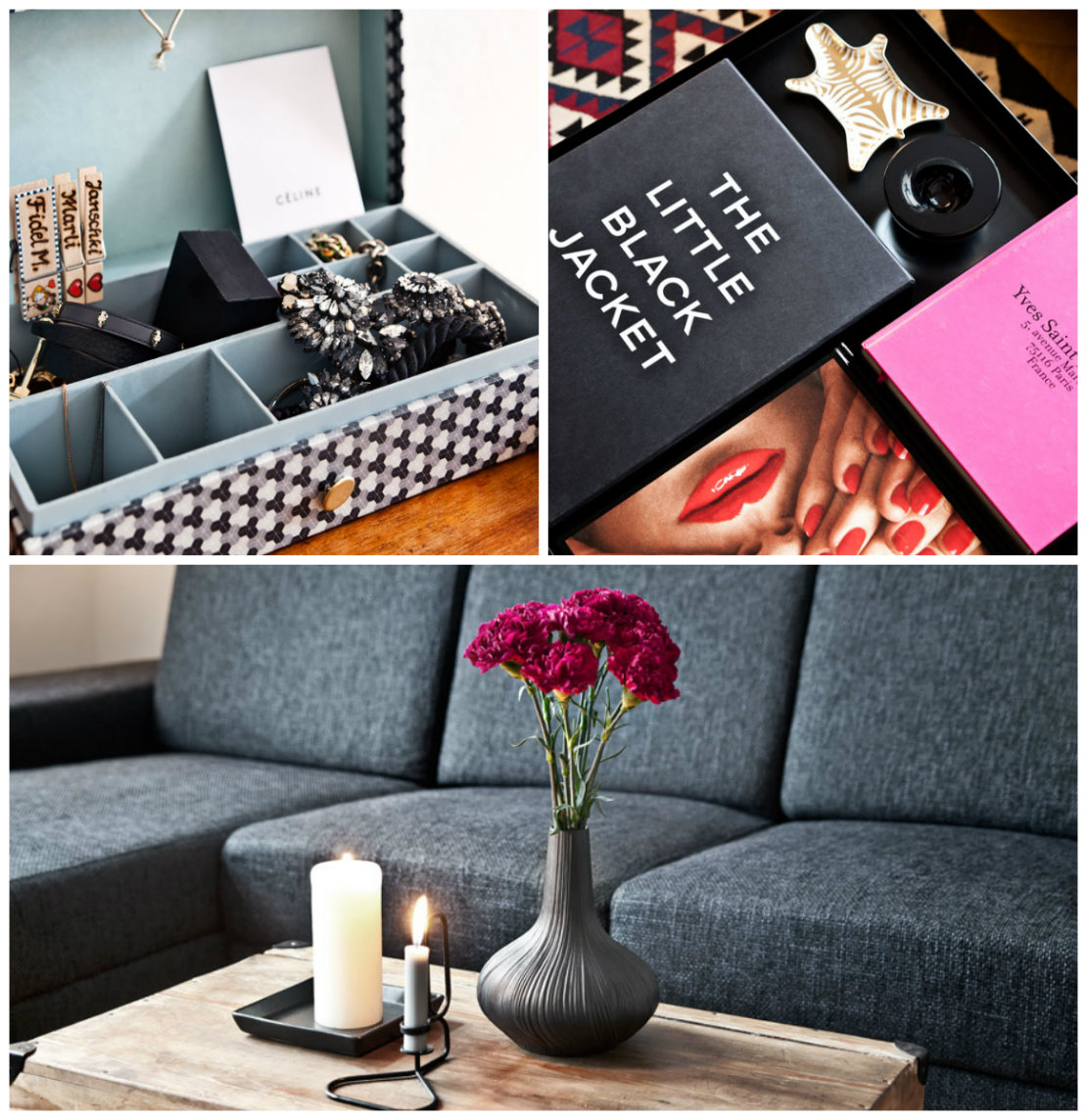 Piso decoración masculina detalles femeninos